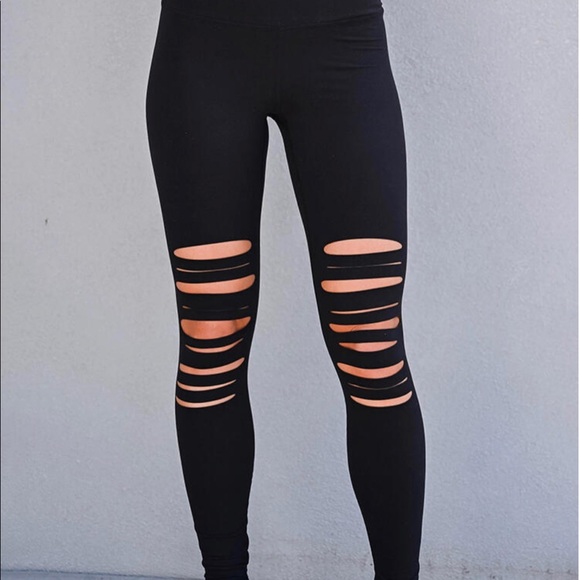 Mono B Distressed Leggings 